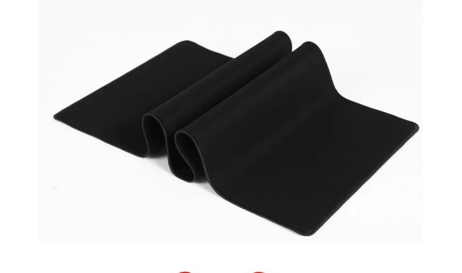 Large Gaming Mouse Pad 3 size Red/Blue/Black Locking Edge Mousepad Mouse Mat Keyboard Mat Table For PC Computer Laptop Gamer