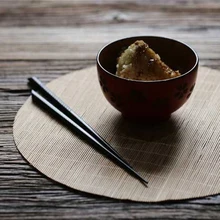 5 пар японские натуральные деревянные палочки для еды Kuroki набор посуды ценная культура