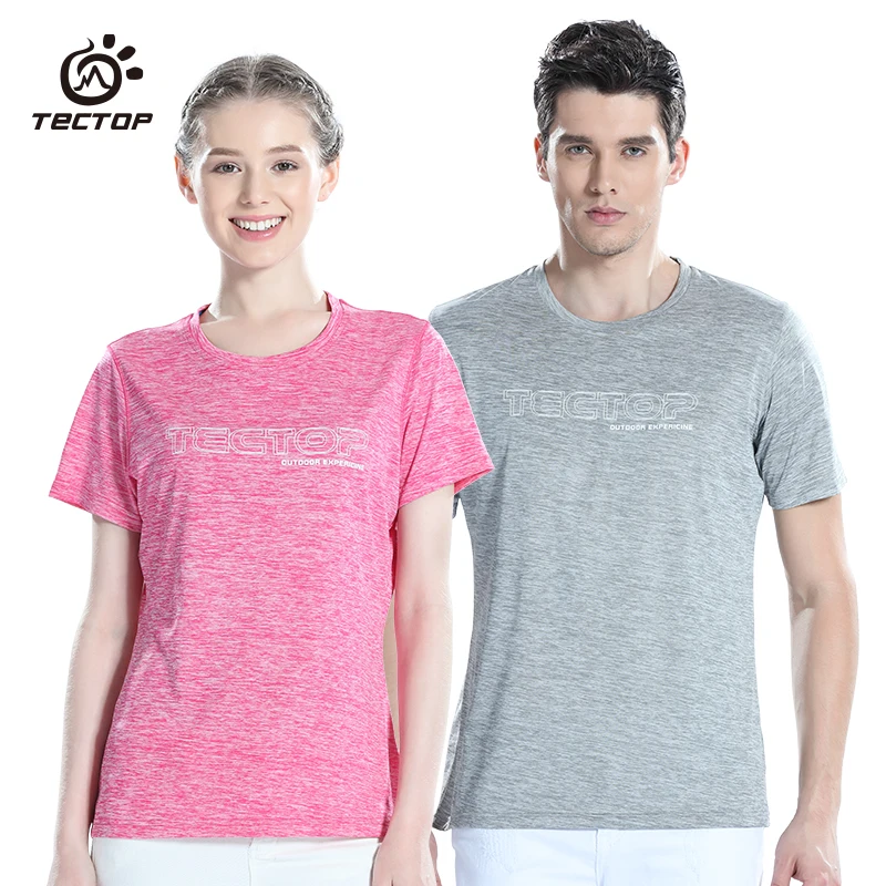 Tectop fast drying quick drying t shirt clothing short sleeve outdoor
