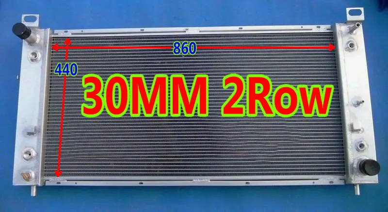 30 мм 2row Алюминий радиатора для Chevy Silverado GMC Yukon XL Сьерра-(Мексика) 1500/2500/3500 HD классический V8 4,3/4,8/5,3/6,0/6.2L