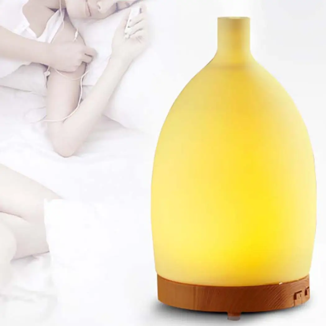 

Silicone Flower Vase Aroma Ultrasonic Humidifier Electric Aroma Diffuser Essential Oil Humidifier Mist Maker for Yoga Home