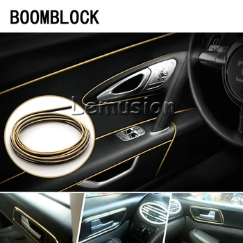

BOOMBLOCK Interior Decoration Moulding For Mini Cooper R56 R50 R53 F56 F55 R60 R57 Ford Focus 2 3 1 Fiesta Mondeo Kuba Ecosport