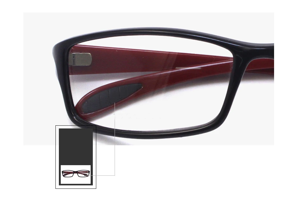 Унисекс TR90 оптическая оправа для очков ультра светильник Близорукость Спортивные очки оправа 11203