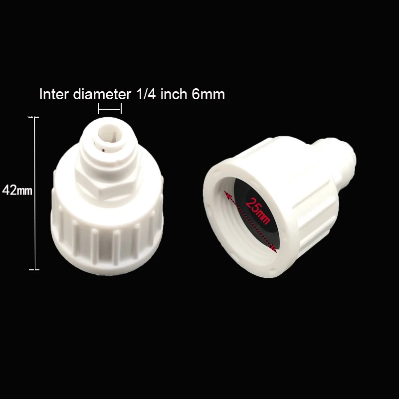 

3/4 Inch to 6mm Slip Lock Quick-connectors Pneumatic Pipe Quick Mist Cooling Nozzle Garden Water Connectors 5 sets