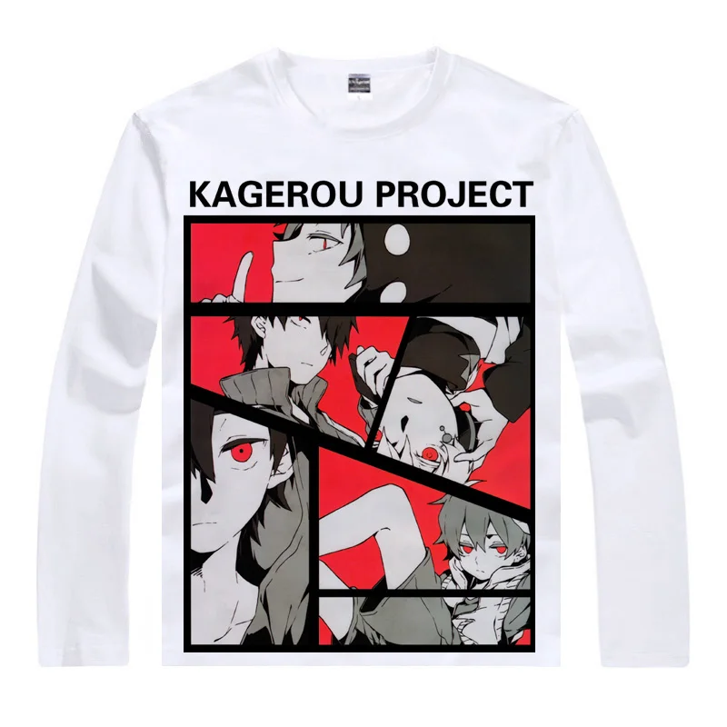 Kagerou Project футболки многостильные рубашки с длинным рукавом Kagero Purojekuto Heat Haze Mekakucity