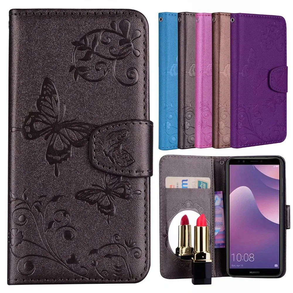 

Wallet Flip Case For Huawei P8 P9 Lite 2017 P9 Lite Mini P10 P20 Lite Leather Phone Cover For Huawei Y5 Y6 Pro 2017 Y9 2018 case