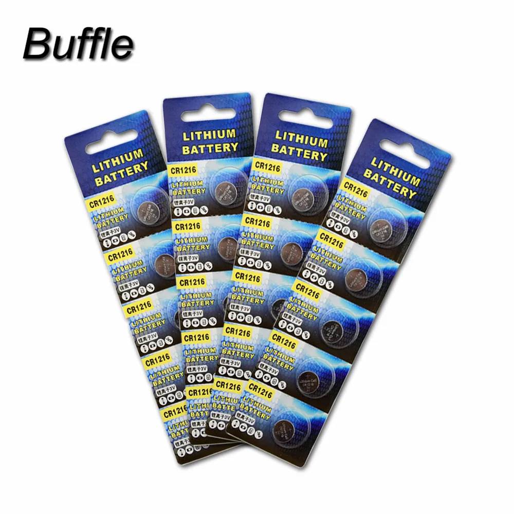 20pcs/4pack Cr1216 3v Lithium Button Cell Batteries Watch Coin Battery
