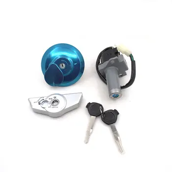 

Motorcycle Ignition Switch Lock+Fuel Gas Tank Cap Cover Lock Set For Honda WY125-B CBF125 WY CBF 125 Spare Parts