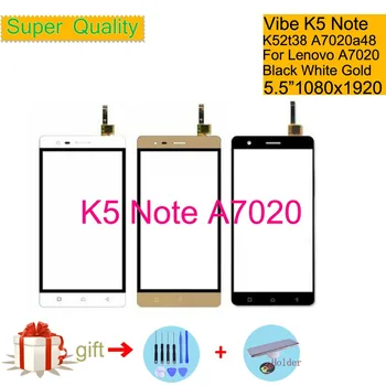 

5.5" For Lenovo Vibe K5 Note K52T38 A7020 Touch Screen Digitizer Touch Panel Sensor Front Outer Glass Lens Touchscreen K5Note