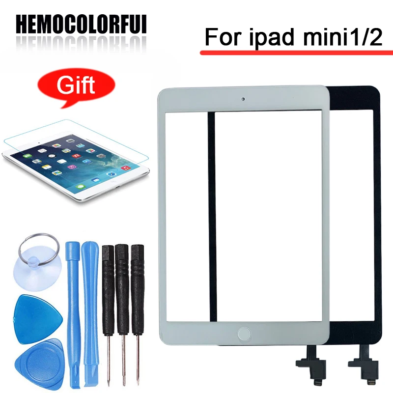 

For iPad Mini Screen 1 iPad Mini 2 MINI 3 Touch Screen A1432 A1454 A1455 A1489 A1490 A149 Digitizer IC Cable Home Button Mini2