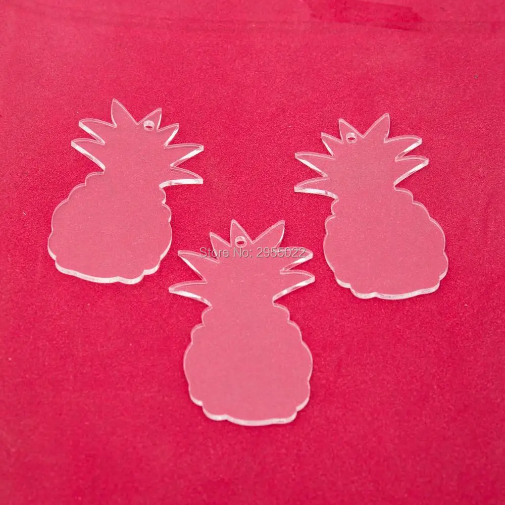 

DIY Acrylic Pineapple Keychain Blanks,Laser Cut key chains