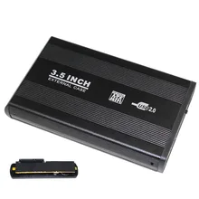 Laptop PC Super Speed 3.5 Inch USB 2.0 HDD Enclosure Case Hard disk Cartridge Case Plug and Play Hot Swappable