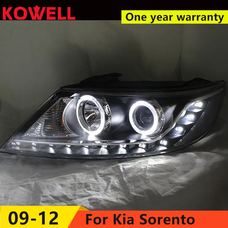 Стайлинг автомобиля KOWELL для Kia Sorento фары светодиодный ные DRL линзы двойной луч H7 HID