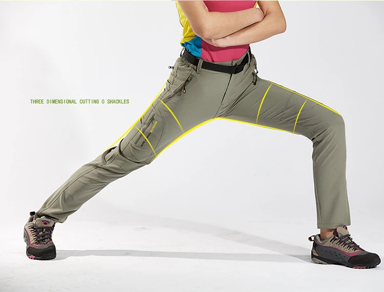 LoClimb Men's Summer Stretch Trekking Pants Outdoor Quick Dry Sports Trousers For Men Nature Climbing Camping Hiking Pants AM229