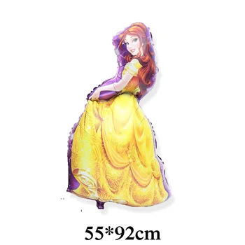 

wholesale 50pcs large size princess belle balloon for birthday wedding party supply