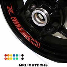 k-sharp 8 X CUSTOM INNER RIM DECALS WHEEL Reflective STICKERS STRIPES FIT KAWASAKI Z 250
