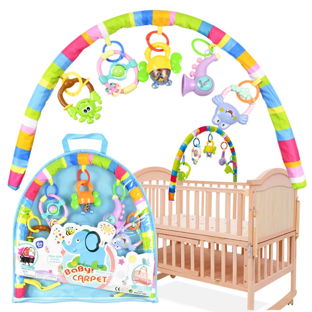 

Cartoon Rattles Box Mobile Baby stroller toy Multi Animal Baby Bed Bell Newborn Toys montessori hanging baby toys 0-12 months