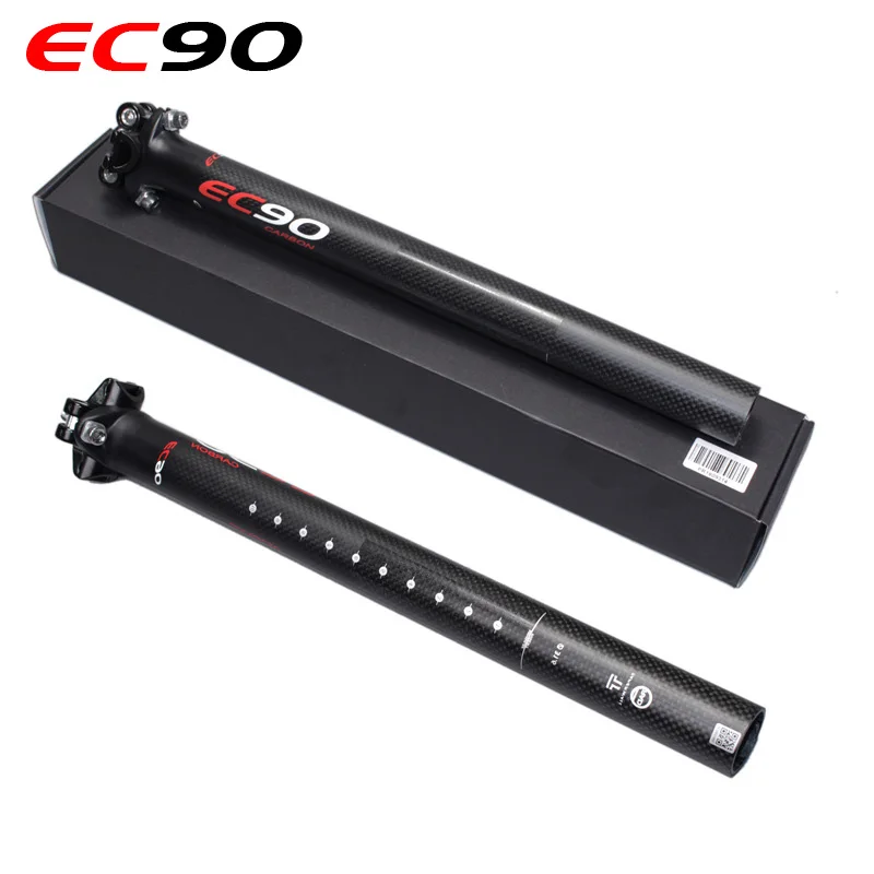 

2018 EC90 3K Carbon Fiber Bike Seatpost T800 27.2/30.8/31.6 MTB Road BMX Bicycle Seatpost 350/400mm Lightweight Bike Seat Post