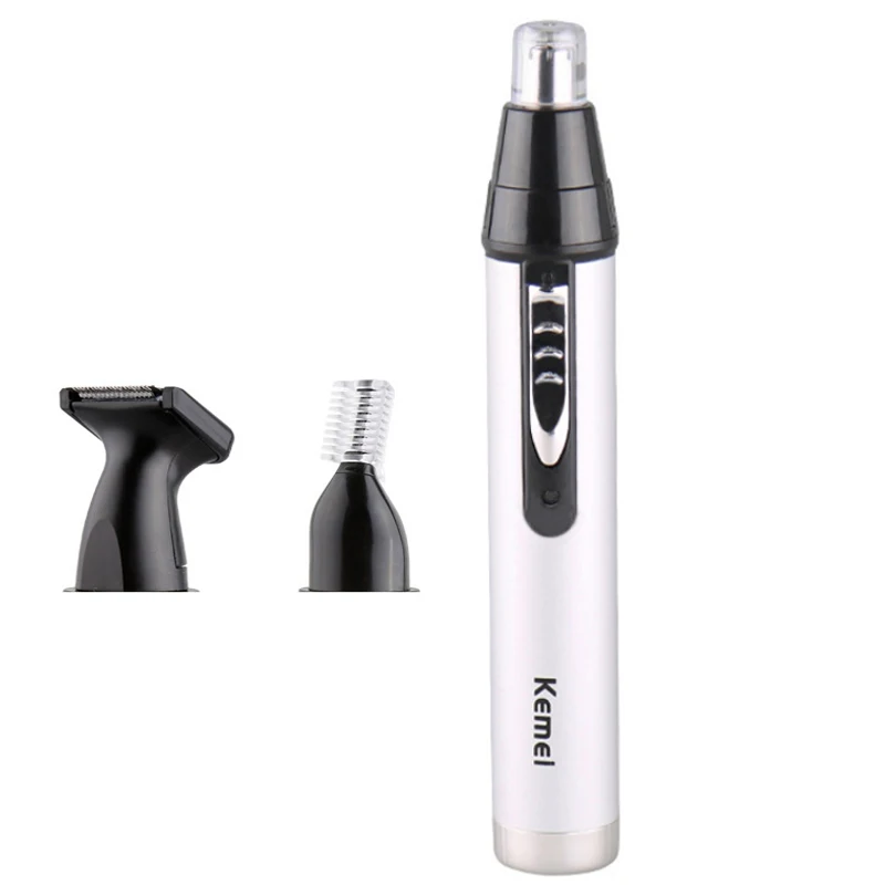 

3 In 1 Mini Hair Trimmer Kit With Washable Cutter Head Rechargeable Sideburn & Nose Hair & Eyebrow Trimmer Portable Hair Remover