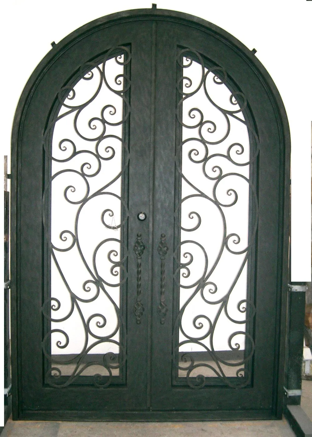 Custom design wrought Iron front doors iron doors iron entry