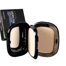 Для женщин пудра Мокрый Сухой двойного назначения гладкой кожи лица отделка рассыпчатая пудра маркер Shimmer ярче прижимается лицом