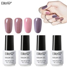 Elite99 Гель-лак для ногтей 7 мл Гибридный гвоздь полуперманентные гель-лаки Soak Off Top телесный цвет Гель-лак для ногтей Vernis