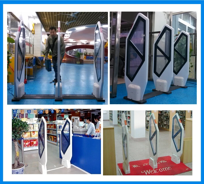 Acrylic library anti theft system,library security gate for shool,government,university and drug store theft alarm system Acrylic library anti theft system,library security gate for shool,government,university and drug store theft alarm system