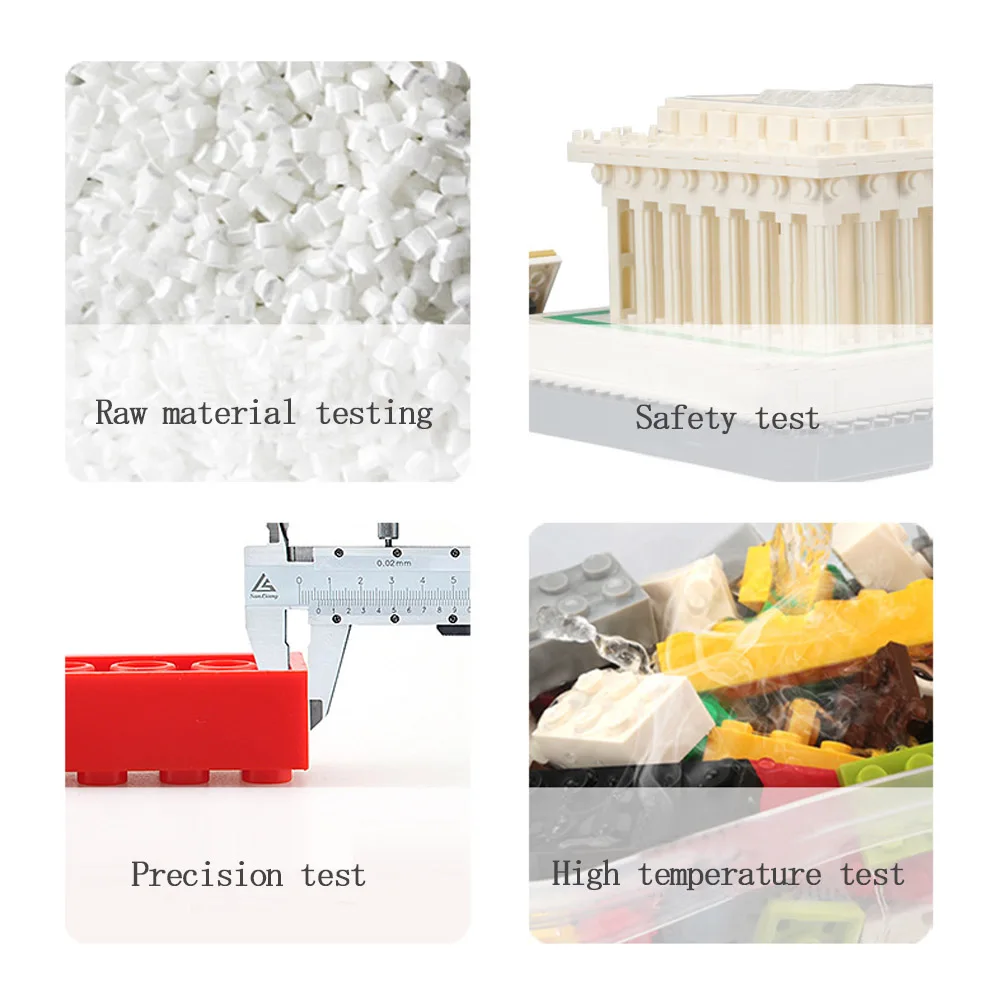 WANGE The Lincoln memorial architecture фигурные блоки Строительные кирпичные игрушки для детей Рождественский подарок