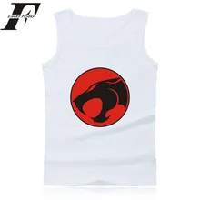Thundercats уличная одежда топы на бретелях для мужчин Бодибилдинг летние жилеты в Thundercats Мода Бодибилдинг без рукавов рубашка одежда