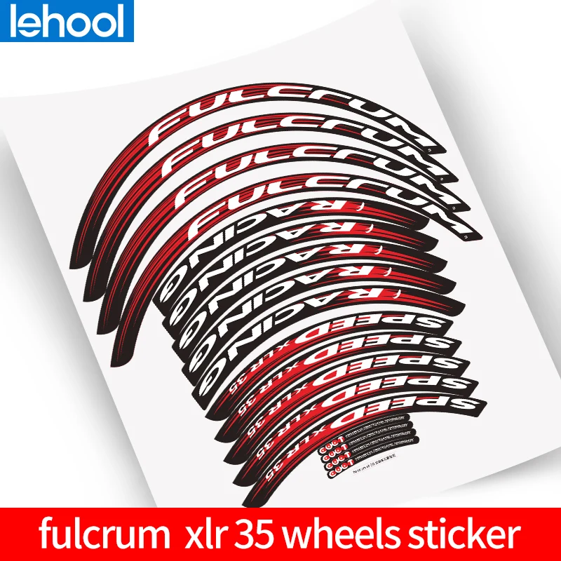 

xlr 35mm Wheelset Stickers for Road bike 700C bicycle xlr Carbon Clincher decal suit for 35mm depth two wheels decals