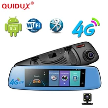QUIDUX Android Car DVR 4G WCDMA 7.84″ Touch Rearview Mirror DVRS Dual Lens GPS Navigation Wifi Dash Cam Video Recorder Dashcam