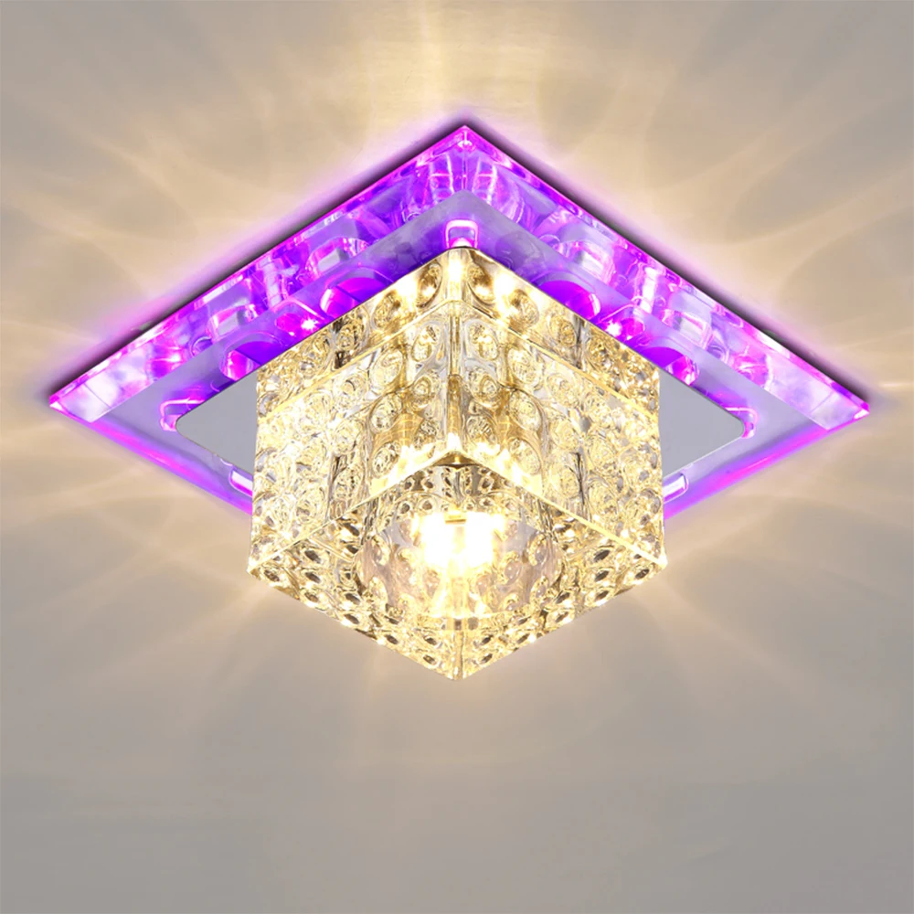 

Home Lighting Living Room LED Spotlight 110V-220V Crystal Led Spotlights Light-emitting Diode Recessed Luminaire Ceiling Light
