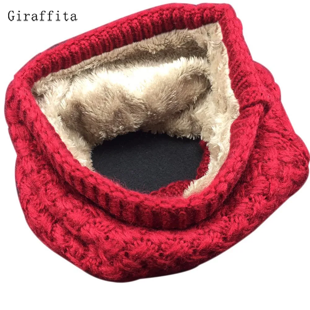 Hot Sale New Fashion Winter Scarf For Women Men General Thickened Wool Collar Scarves Boys Girls ...