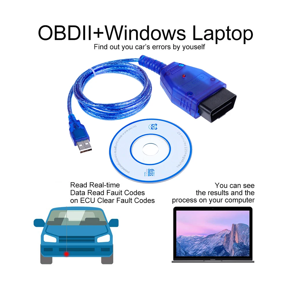 Rovtop VAG COM 409 1 vag409 ККЛ OBD2 USB кабель сканер Интерфейс для audi seat Volkswagen Skoda Z2| |