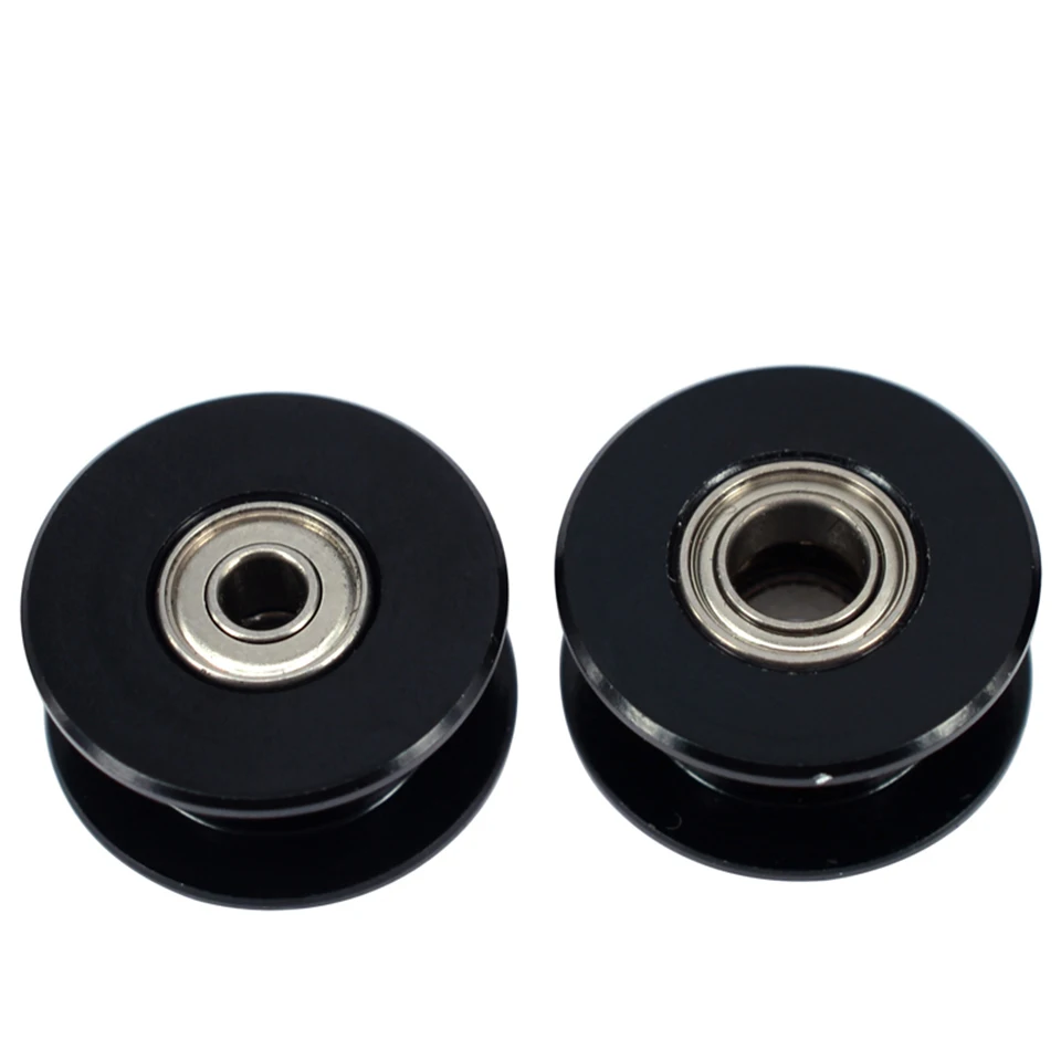 

2GT 20 tooth without tooth inner hole 3/5mm synchronous wheel H type pulley idler band width 6MM black