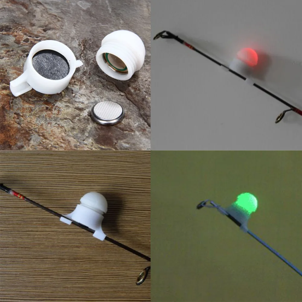 

New Sea Coarse Fishing LED Rod Tip Fishing Float Night Light Strike Bite Alarm Alert Glow Warning Fishing Float