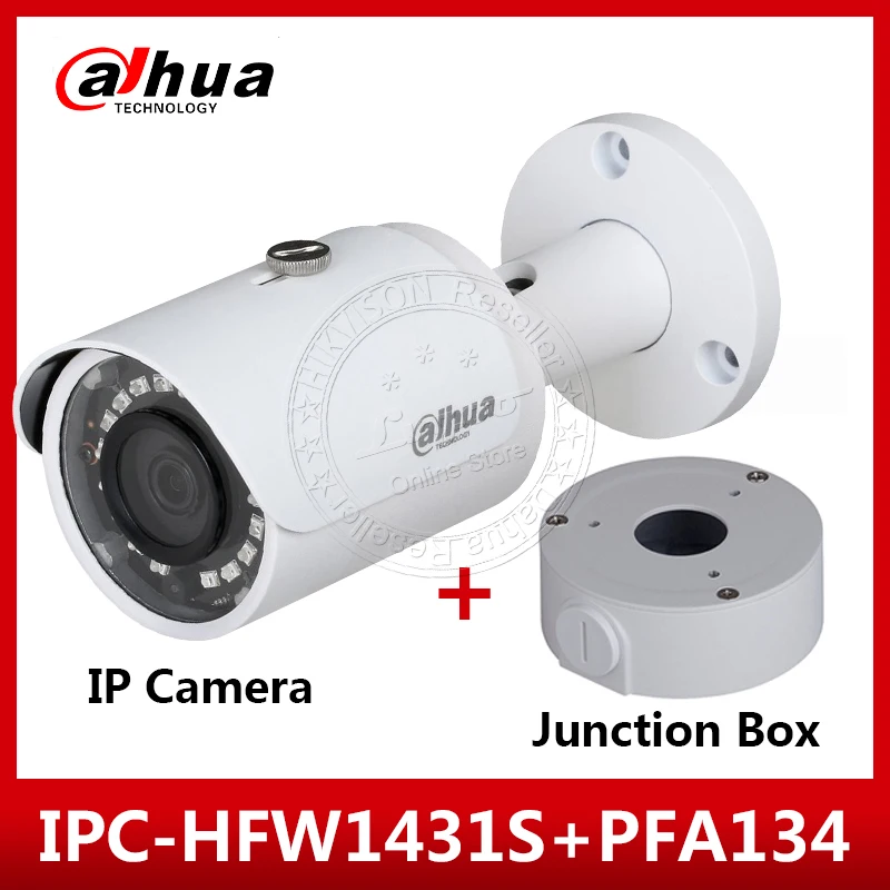 Сетевой видеорегистратор DaHua IPC HFW1431S 4MP Мини Пуля IP Камера камера cctv с Интернетом