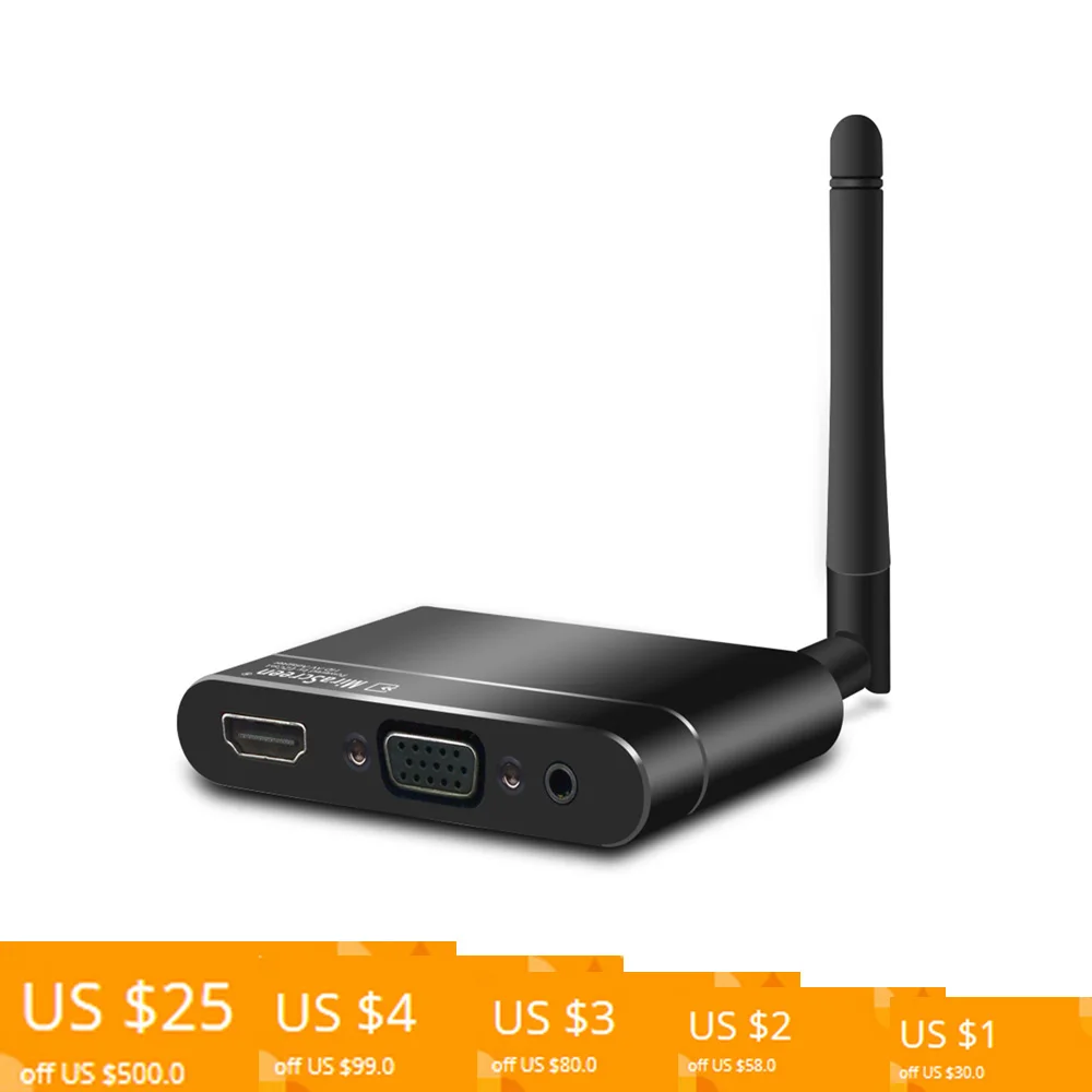 MiraScreen X6W Wireless full HD 1080P Display Dongle Receiver WiFi ...
