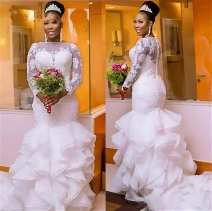 Long-Sleeve-Button-Back-Ruffles-Tiered-Mermaid-Wedding-Dress-African-White-Color-Plus-Size-Bride-Marriage.jpg_640x640