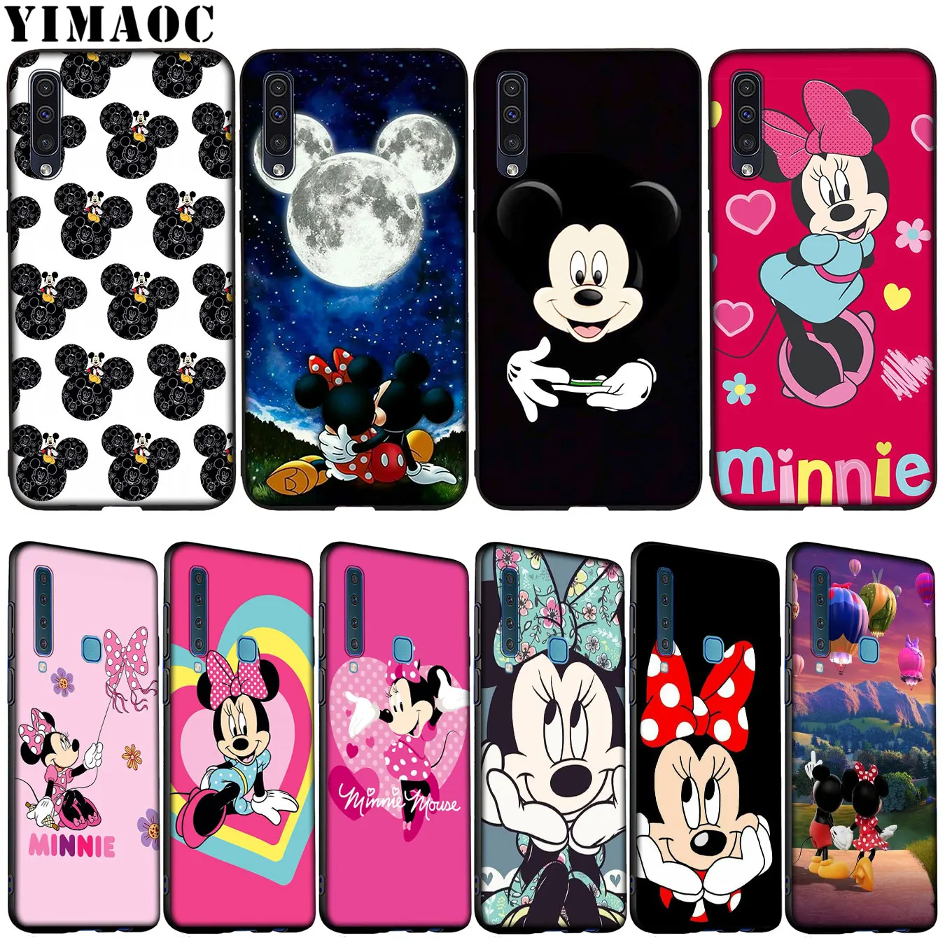 

YIMAOC mickey minnie cute mouse Soft Silicone Case for Samsung Galaxy A70 A60 A50 A40 A30 A20 A10 A10S A20S A30S A40S A50S Cover