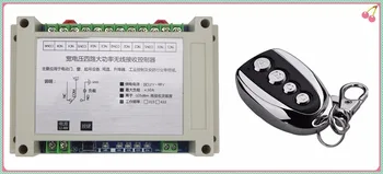

wide voltage DC 12V 24V 36V 48V 4CH RF Wireless Remote Control switch 1 receiver+ 1 transmitter 30A relay