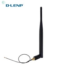 2,4 ГГц wifi антенна 5dBi антенна RP-SMA Штекерный разъем 2,4g антена wifi маршрутизатор+ 20 см PCI U. FL IPX к SMA штыревой кабель