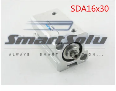 

SDA16x30 16mm Bore 30mm Stroke Single Rod Aluminum Alloy Air Cylinder SDA16-30