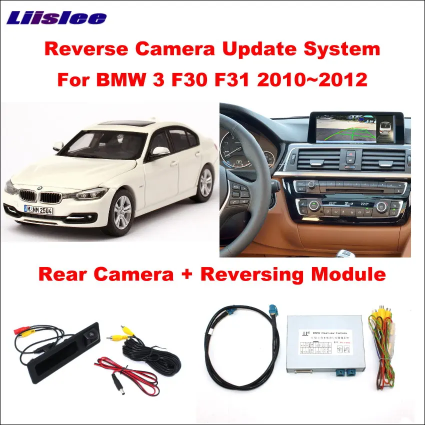 

Liislee Original Screen Update System For BMW 3 F30 F31 20110~2012 CIC System Reversing Module + Rear Camera / Decode Track Box