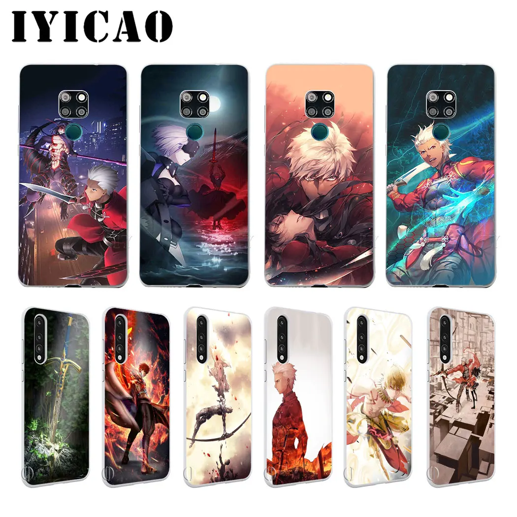 Archer Fate stay NightHard для Huawei P30 P20 P9 P10 Plus Pro P Smart Z Lite 2019 Nova 2i 3i 4 5i|Чехлы-накладки| |