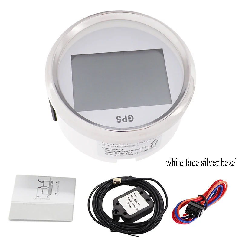 

85mm UTV Digital Speedometer GPS Meter Speedo Gauge speed teller fit for Mitsubishi Motorcycle Car ATV Red Backlight 12V-24V