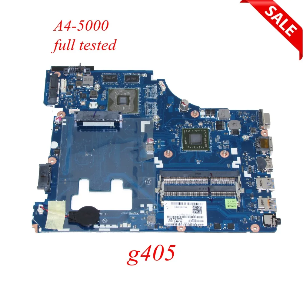 NOKOTION VAWGA GB LA-9911P For lenovo G405 laptop motherboard 14 inch A4-5000 CPU HD8330M HD8570M DDR3 Main board full tested NOKOTION VAWGA GB LA-9911P For lenovo G405 laptop motherboard 14 inch A4-5000 CPU HD8330M HD8570M DDR3 Main board full tested