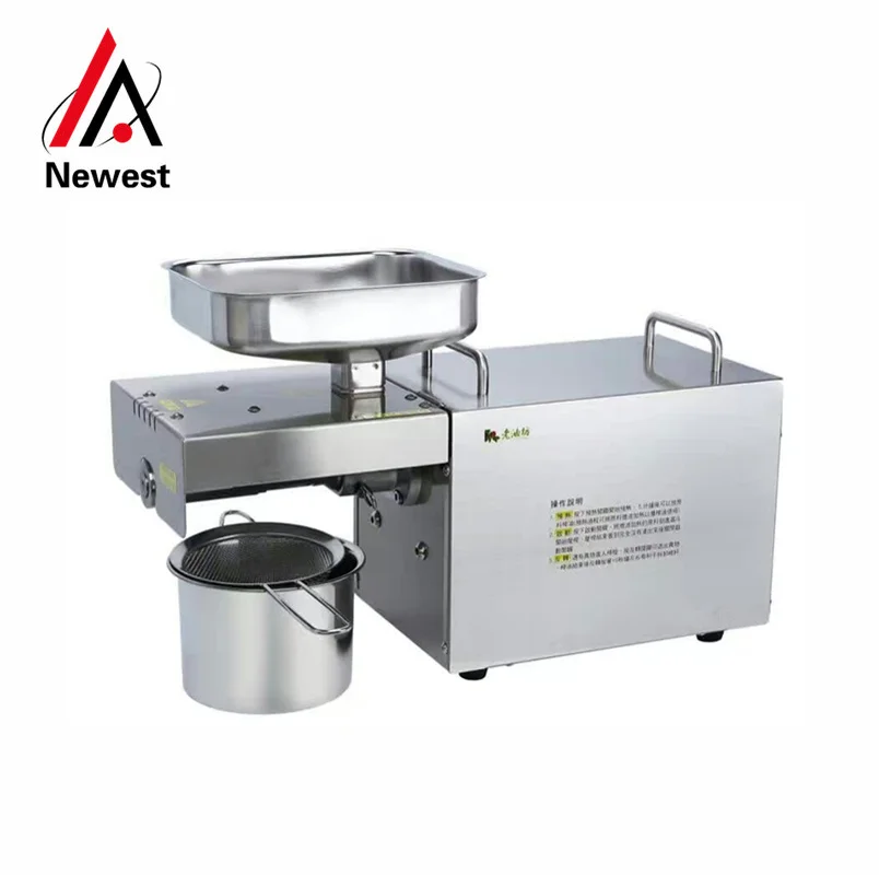 

Peanut/Sesame stainless steel oil press machine Multi-functional oil expeller for factory price oil press tool
