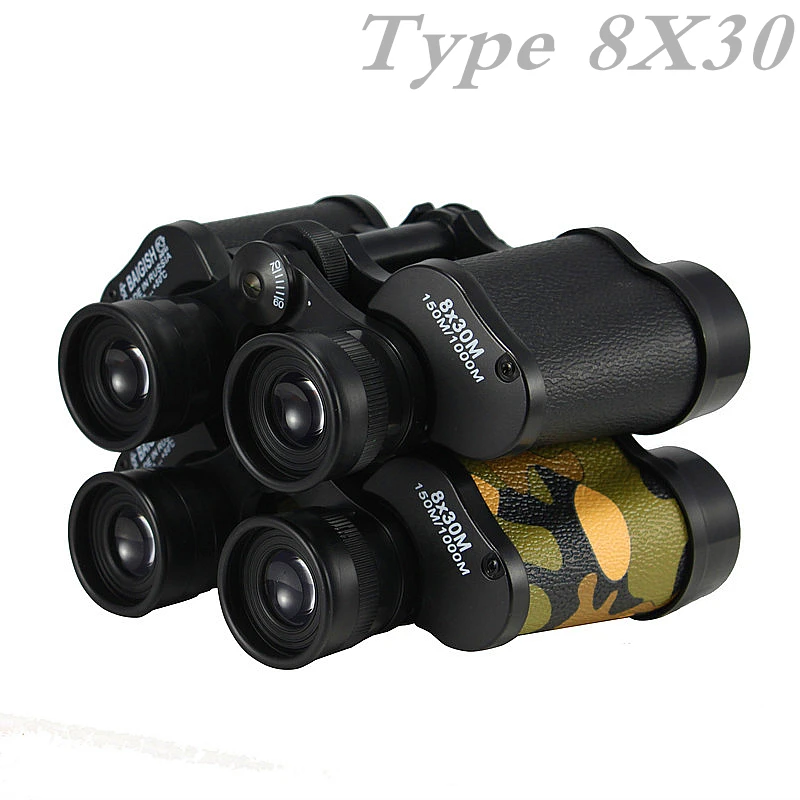 Baigish الروسية مجهر 8x30 IPX7 منظار ثنائي مقاوم للماء Bak4 بريزم البصريات عالية الطاقة تلسكوب للتخييم الصيد التفوق Baigish الروسية مجهر 8x30 IPX7 منظار ثنائي مقاوم للماء Bak4 بريزم البصريات عالية الطاقة تلسكوب للتخييم الصيد التفوق