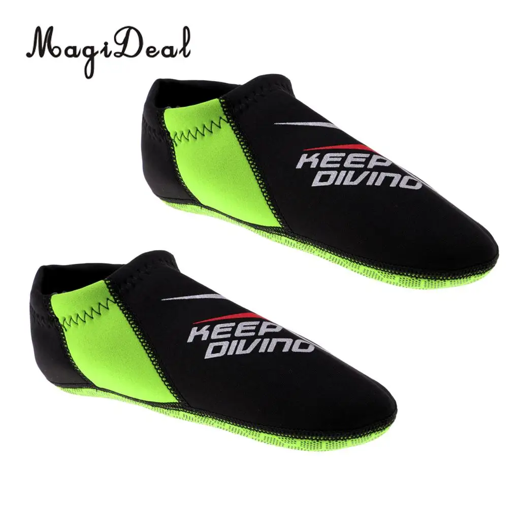 MagiDeal 3MM Neoprene Low Cut Beach Socks In Fins Flippers Non-slip Antiskid Scuba Dive Boots Snorkeling Wetsuit Home Shoes